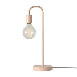 Globe Holden 18" Table Lamp Matte Pale Pink Table Lamp-Living Room, Bedroom
